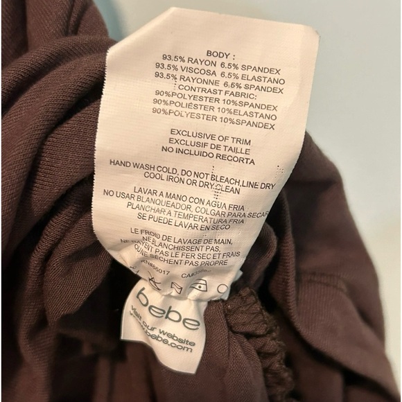 Vintage 2B Bebe Short fitted ruched dress - Picture 6 of 9